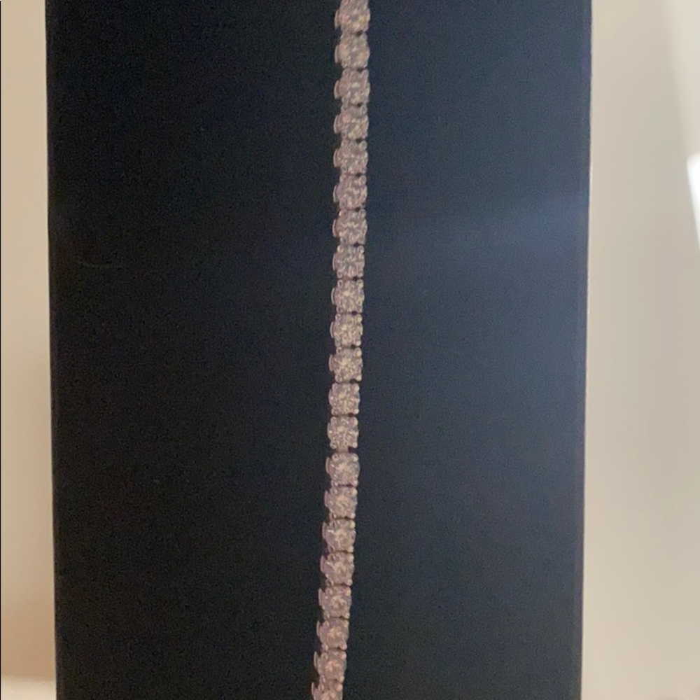 Absolute CZ & Sterling Silver Tennis Bracelet